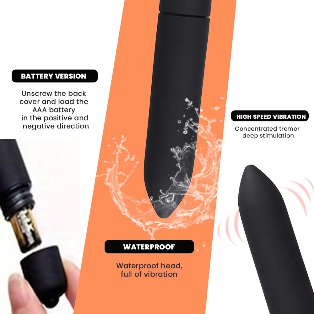 Mini Bullet Vibrator, Sex Toys, Sexy Toys, sexual toys for women, adult toys,vibrators - Single Frequency (without battery) luvshop24