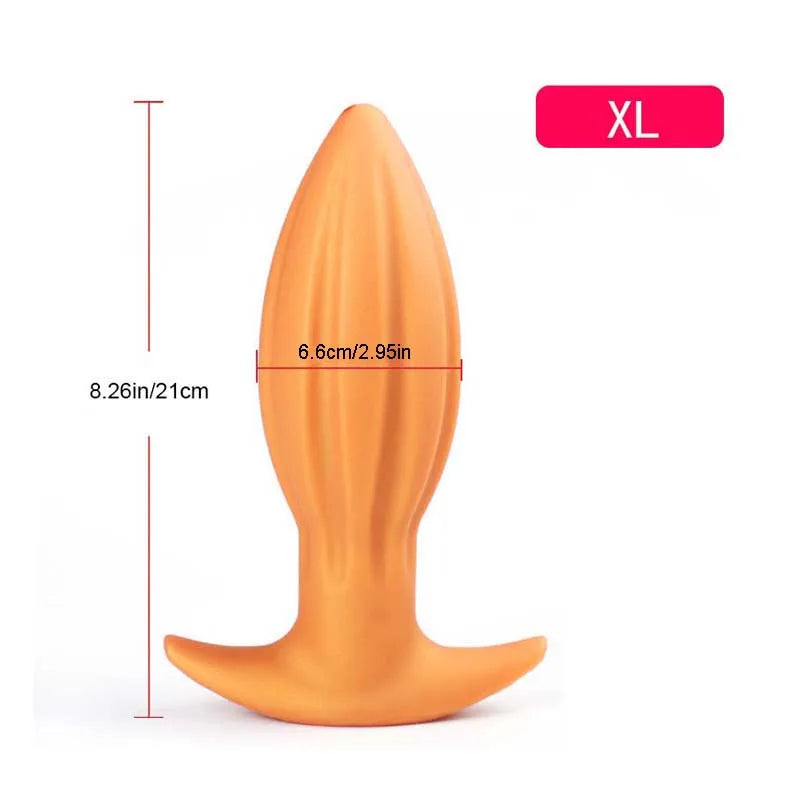 Soft Anal Plugs for Gay Men Prostate Massage Liquid Silicone 35-80mm Huge Butt Plug Anal Training Comfortable To Wear But Plug luvshop24