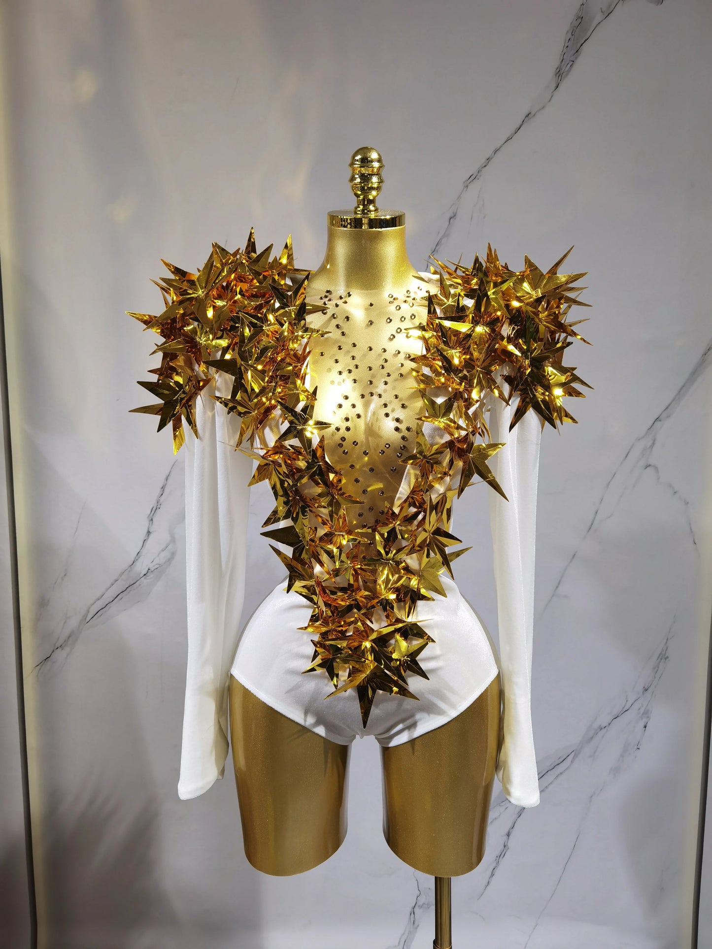 2025 New Shiny Black Rhinestone Velvet Long Sleeve Bodysuit Women Evening Party Club Gala Hosts NightClub Bar Stage Costumes luvshop24