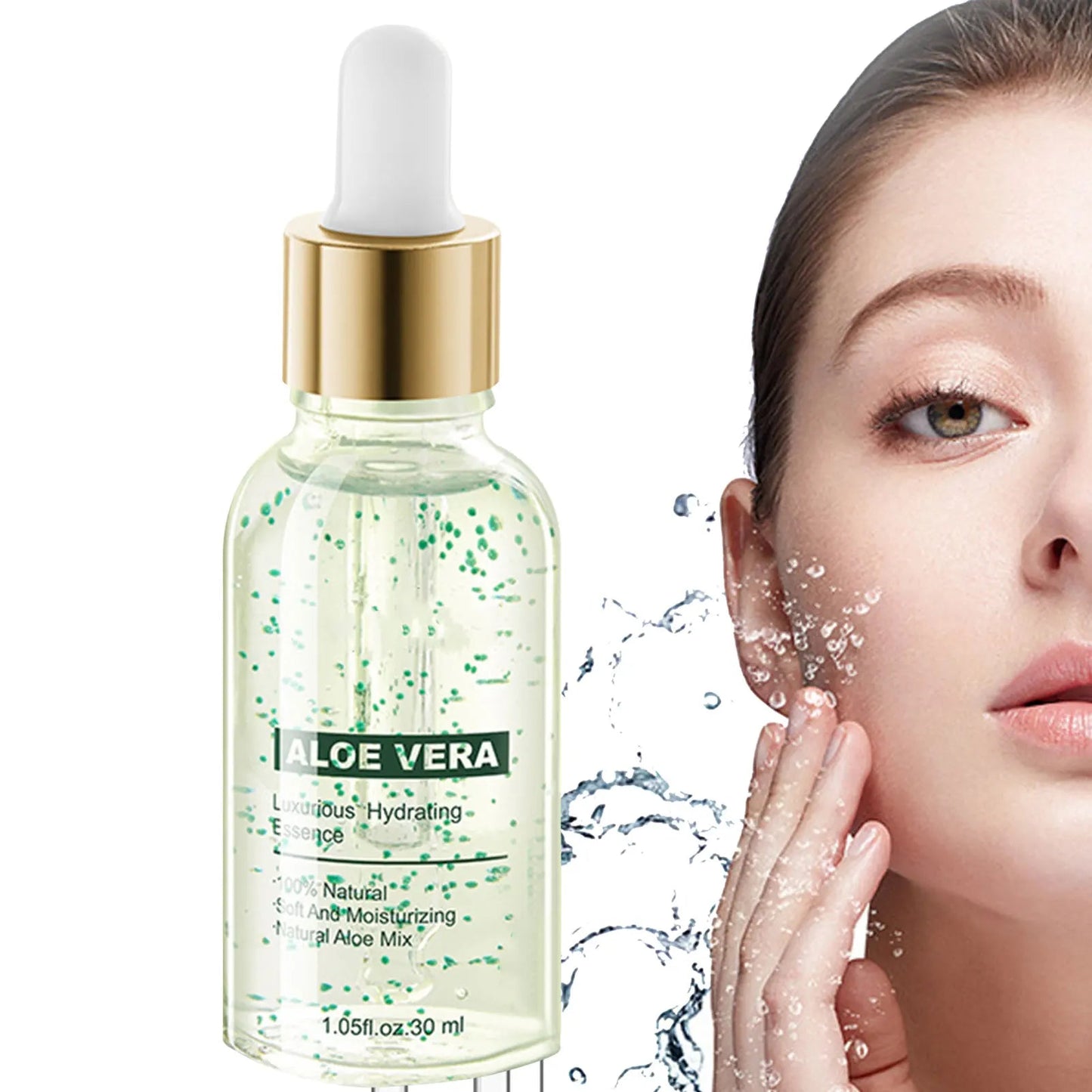 Organic Aloe Vera Gel 30ML Aloe Vera Luxurious Moisturizing Essence Aloe Vera Hydrating Serums Infuses Skin With Moisture And luvshop24