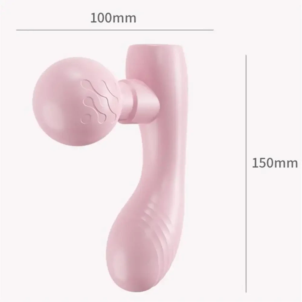 MINI Dual-Head Massager, Dual-Motor Vibration Massage Gun, Portable Charging Muscle Relaxation Massager luvshop24