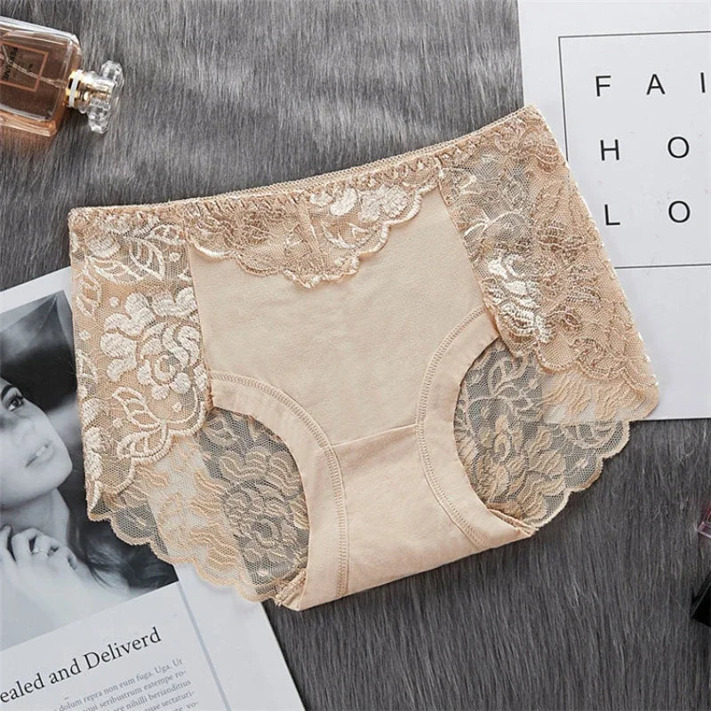Lace Breathable Women's Underwear Panties Lace Lingerie Female Underwear Ladies Casual Underpants Seamless Women's Briefs luvshop24