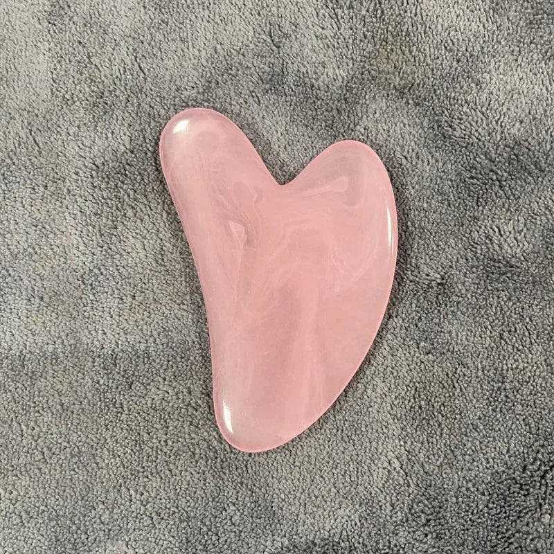 1Pcs Beeswax Guasha Scraping Massage Scraper Face Massager Acupuncture Gua Sha Board Acupoint Face Eye Care SPA Massage Tool luvshop24