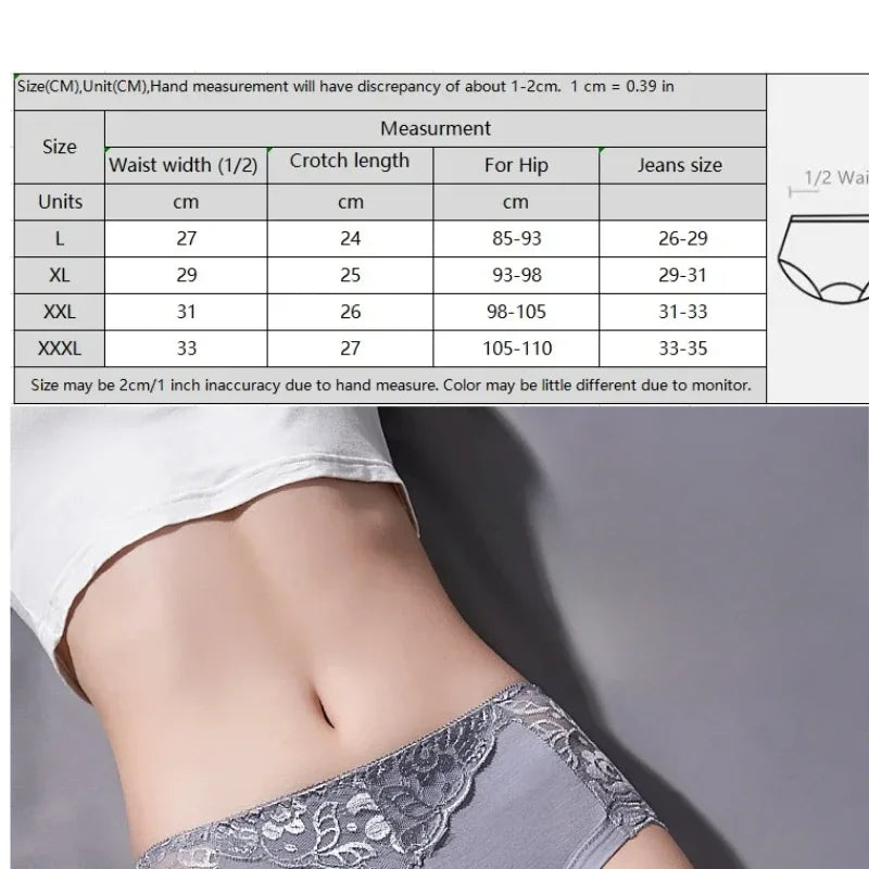 Lace Breathable Women's Underwear Panties Lace Lingerie Female Underwear Ladies Casual Underpants Seamless Women's Briefs luvshop24