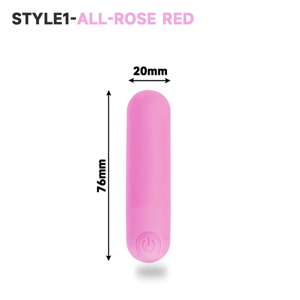 Rechargeable Mini Vibrating Egg G-spot Clitoral Toy for Girls Vagina Stimulator Mastubator Dildo Vibrator Sex Toys for Women luvshop24