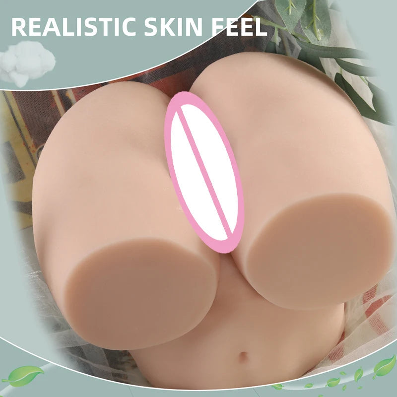 RENHEYUOU Half Body Doll Sexy 3D Vagina Gay Anal Sex Big Ass Male rubber doll Sex Toy Man's Masurbation Butt Adult Supplies 18+ luvshop24