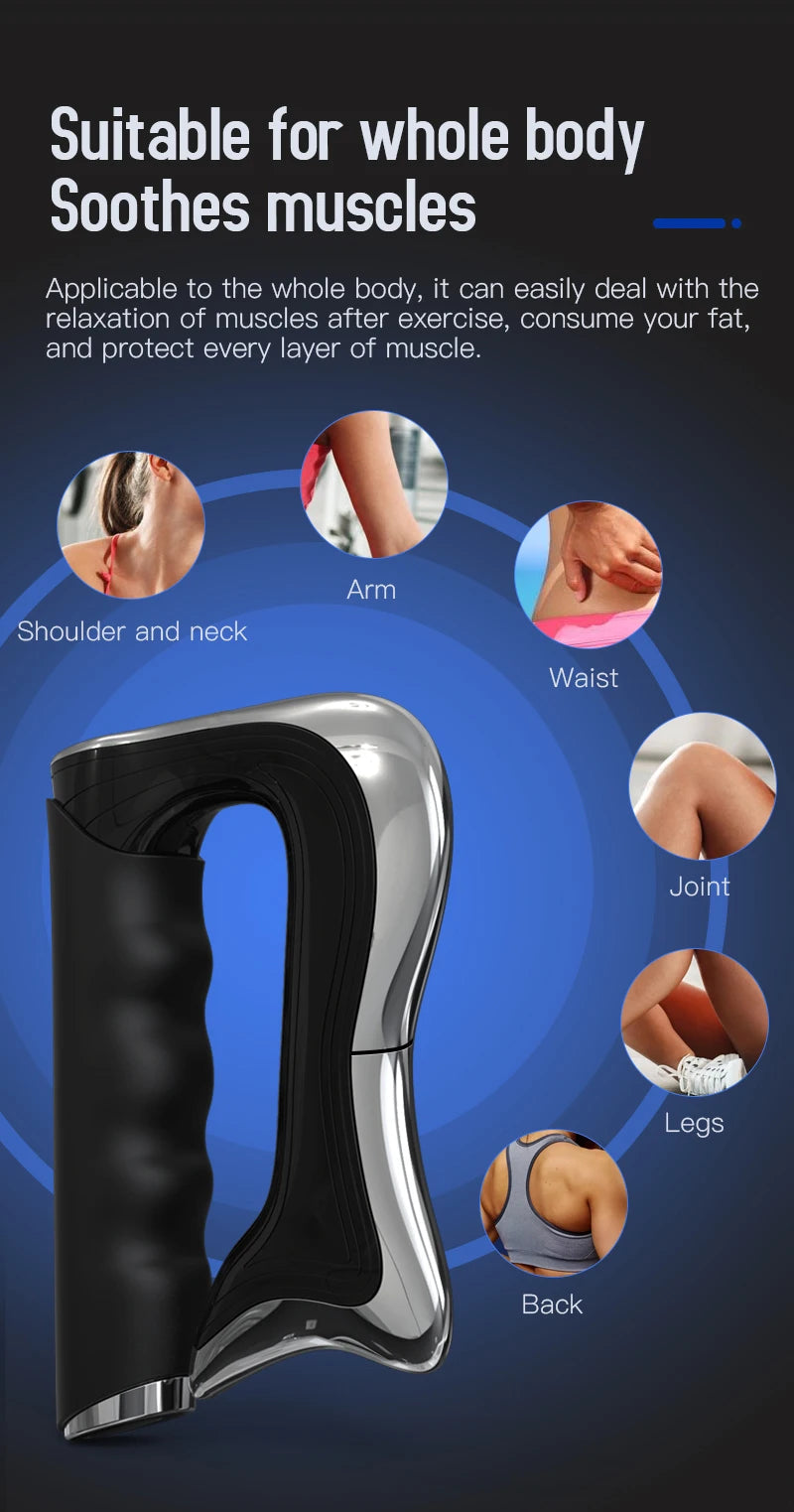 Electric Fascia Knife Vibration Body Massager Muscle Relaxation Body Lifting Hyperblade Massage Blade Tool luvshop24