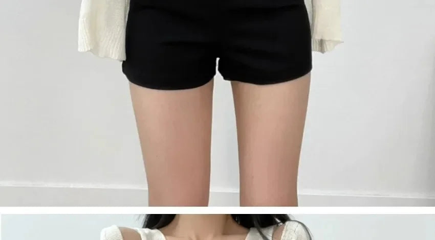 2024 New Women's High-waisted Slimming Spandex Shorts Sexy Tightening Hip Covering Versatile Casual Heat Pants Autumn luvshop24