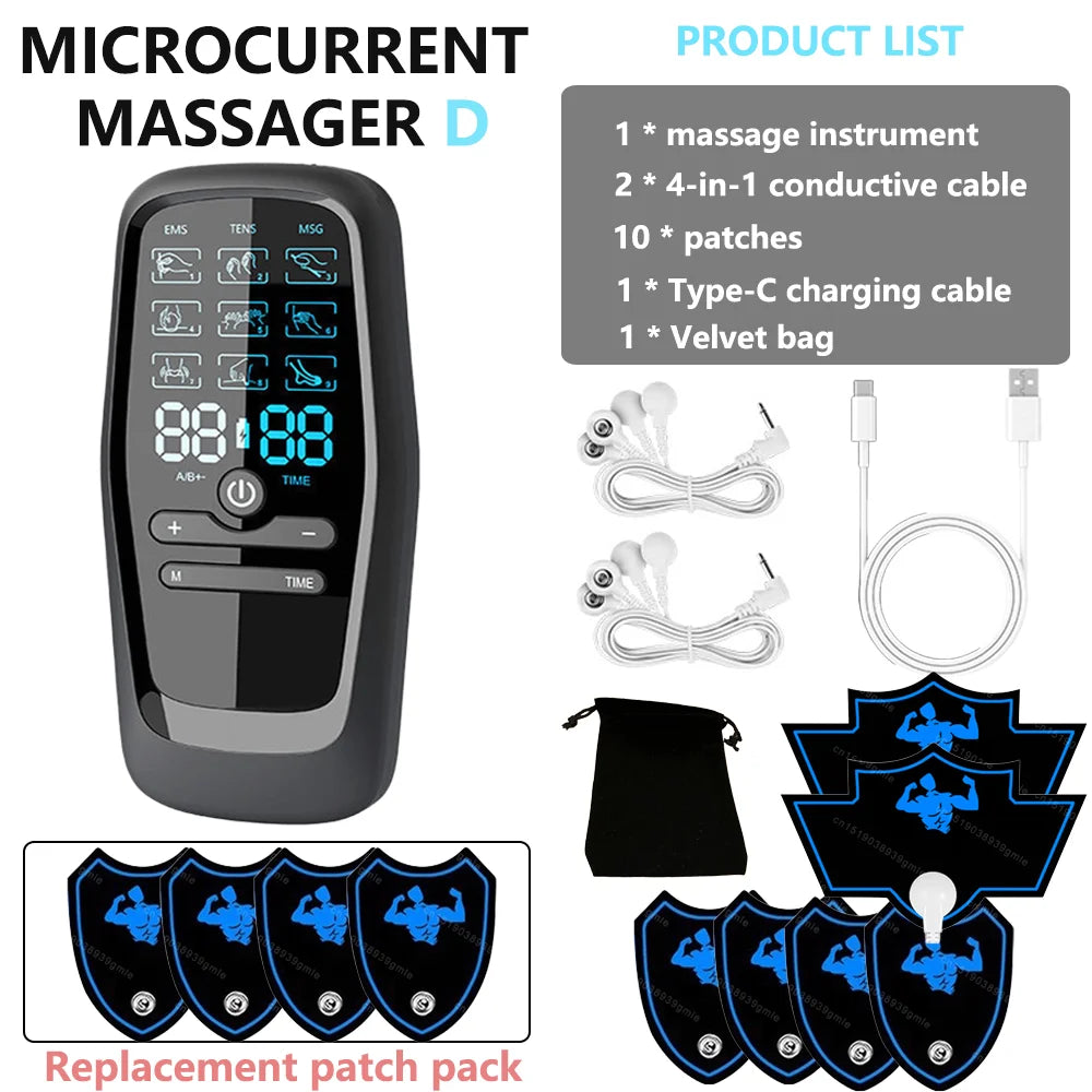 Physiotherapy Tens Muscle Stimulator Electric Ems Acupuncture Body Massage Digital Therapy Slimming Machine Electro Stimulator luvshop24