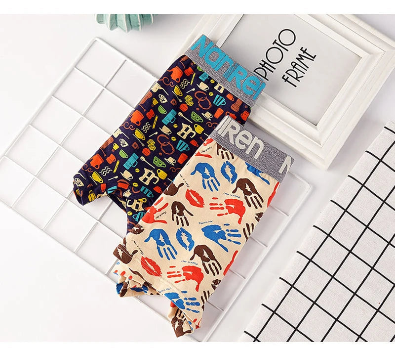 Hot Underwear Men Cotton Boxer Homme Brand Underpants Male Panties Breathbale Shorts U Convex Pouch Plus Size L-5XL luvshop24