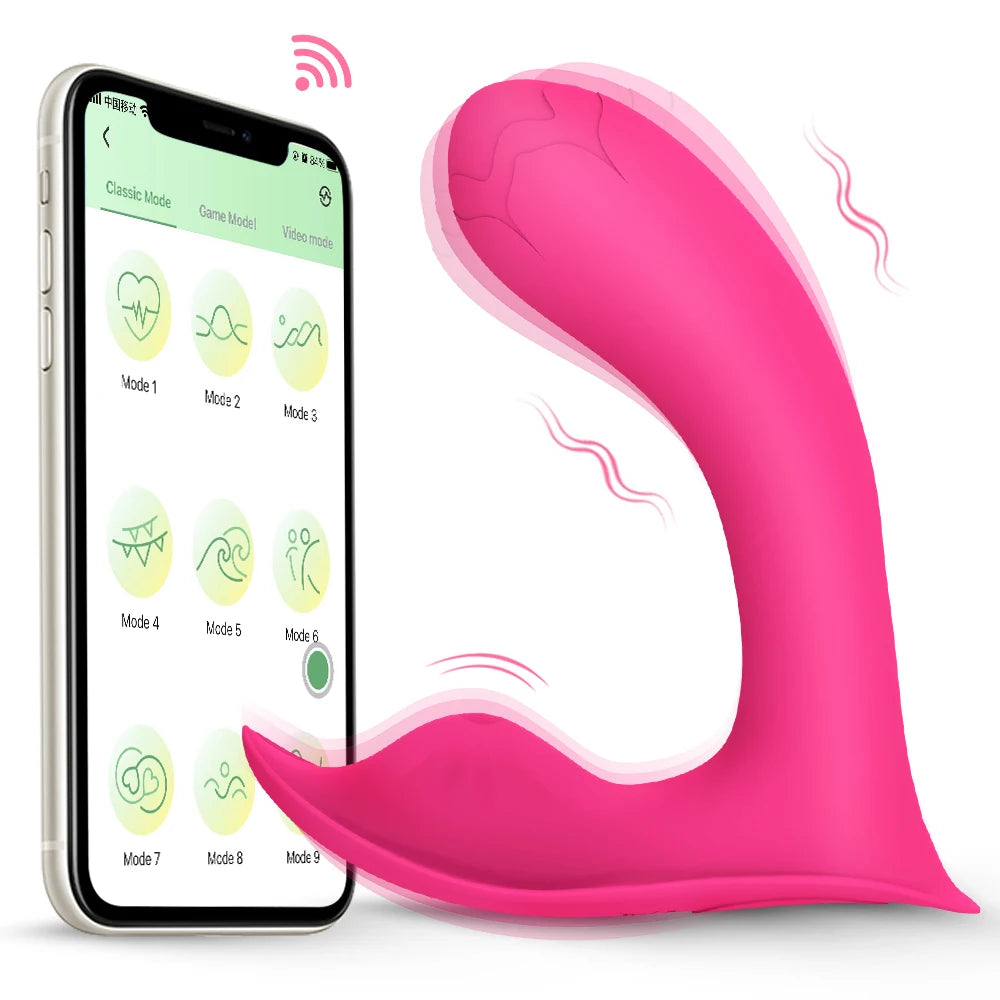 Bluetooth Wearable Vibrator G Spot Clitorial Vaginal Massage Masturbator Vibrador Feminino Sex Toys For Women Vibrating Panties luvshop24