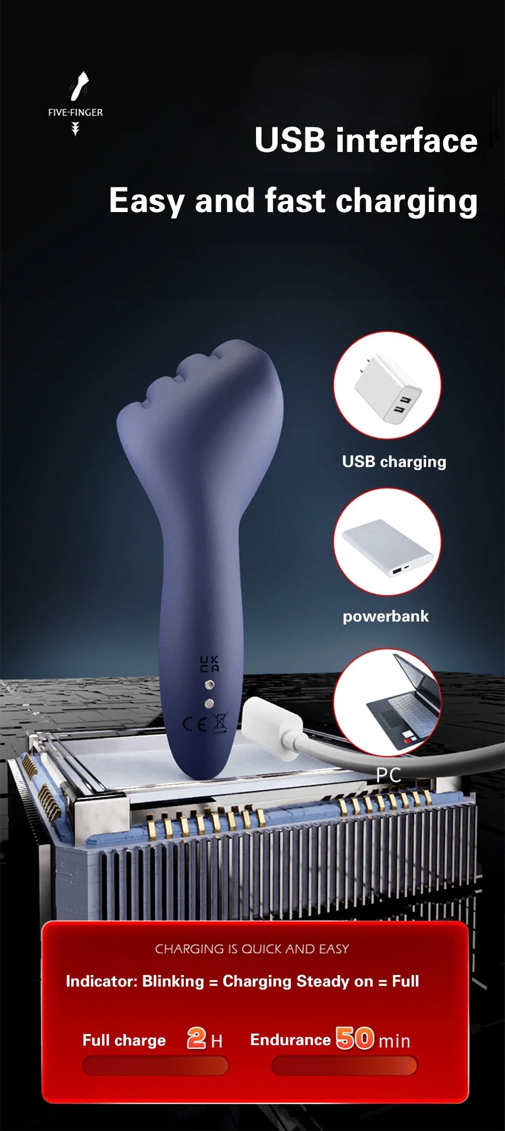 Glans Trainer for Men Powerful Vibrating Penis G Spot Masturbator Soft Fingertip Prolong Endurance Massage Vibrator Erotic Toys luvshop24