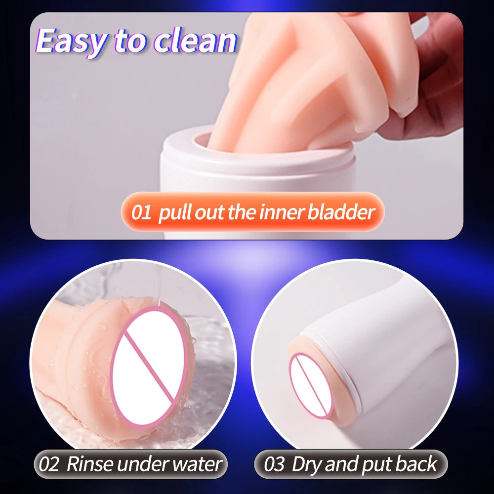 Automatic Male Sucking Mastubator Vibration Blowjob Machine Masturbation Cup Sex Toys Adult Goods for Men Masturbate Supplies luvshop24