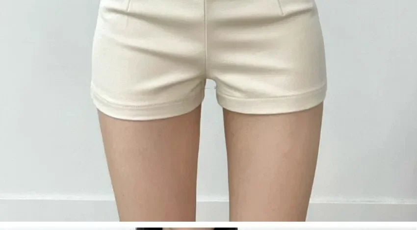 2024 New Women's High-waisted Slimming Spandex Shorts Sexy Tightening Hip Covering Versatile Casual Heat Pants Autumn luvshop24