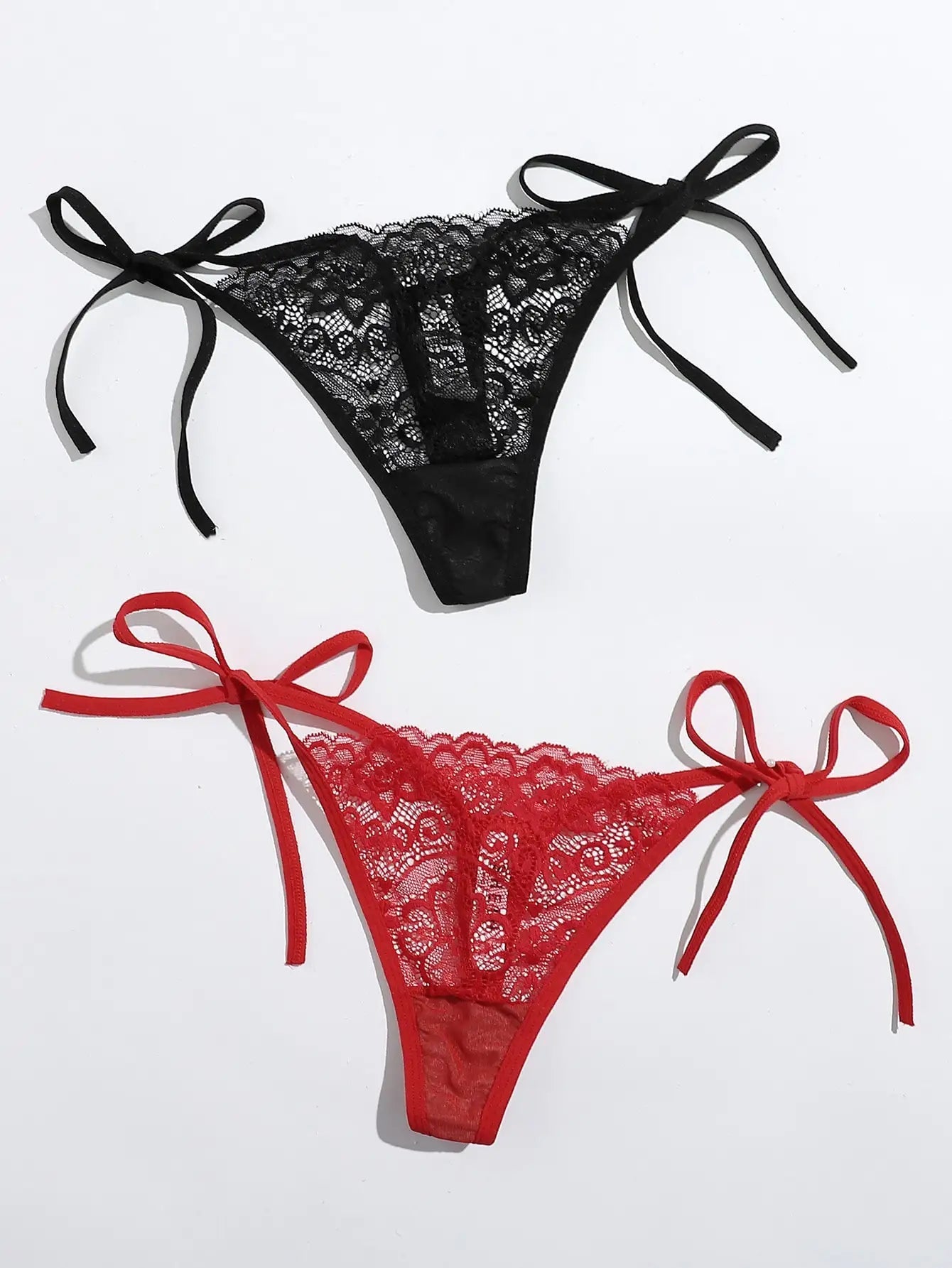 2pcs Low Waist Lace Thong For Women Sexy Panties Comfortable Underwear Female Underpants Lingerie C847 luvshop24