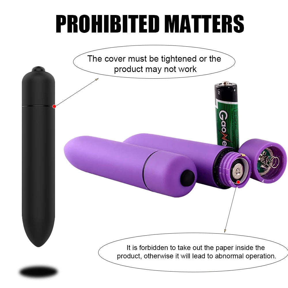 1PC Bullet Vaginal Stimulation Massager Travel Mini Stimulator Waterproof G Spot Vibrator Adult Sex Toys Without Batteries luvshop24