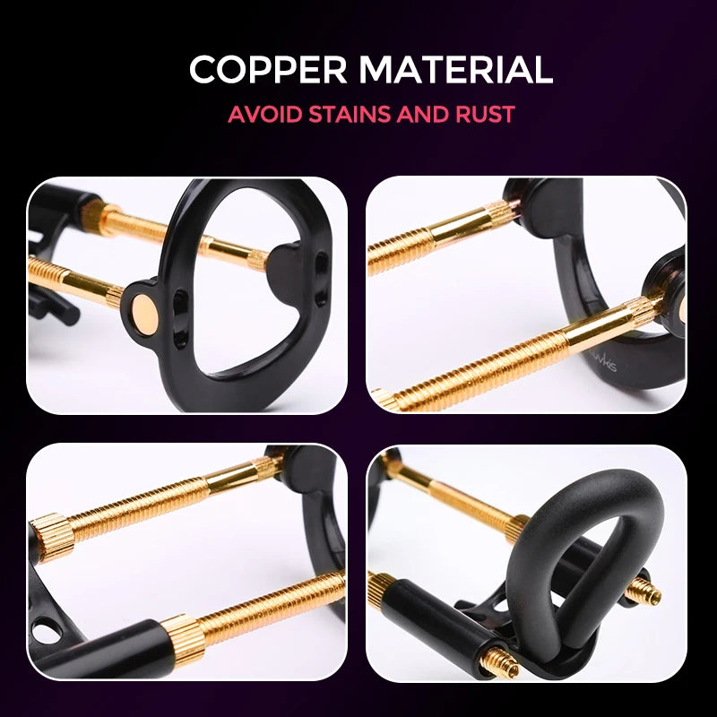 Penis Edge Extender Enlarge Device Adjustable Dick Enhancer Stretcher Penis Growth Sex Toys for Men Delay Lasting Trainer luvshop24