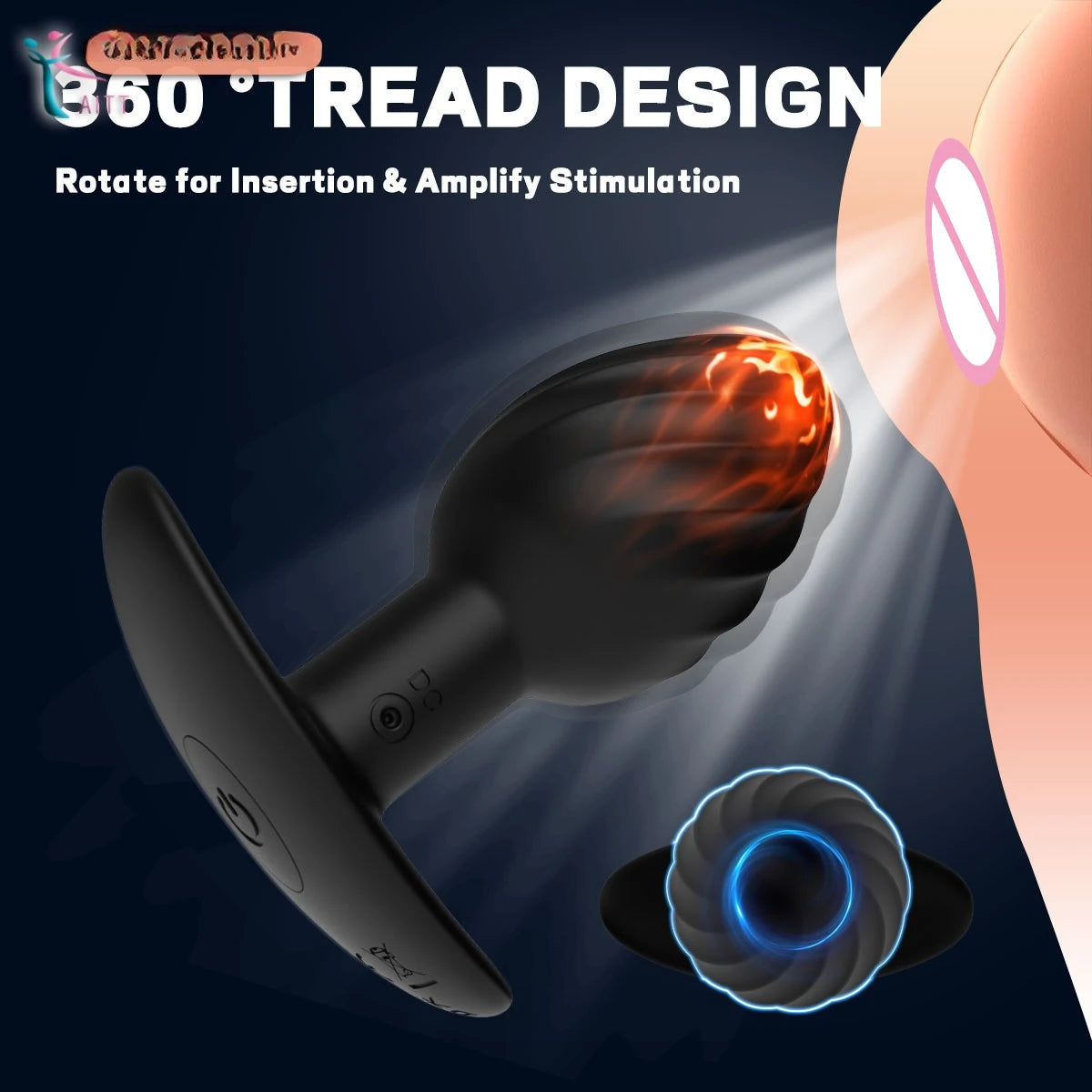 Vibrating Anal Plug 9-frequency Vibration Mode Prostate Massage Stick Wireless Remote Control Backyard Vibration Adult Sexy Toys luvshop24