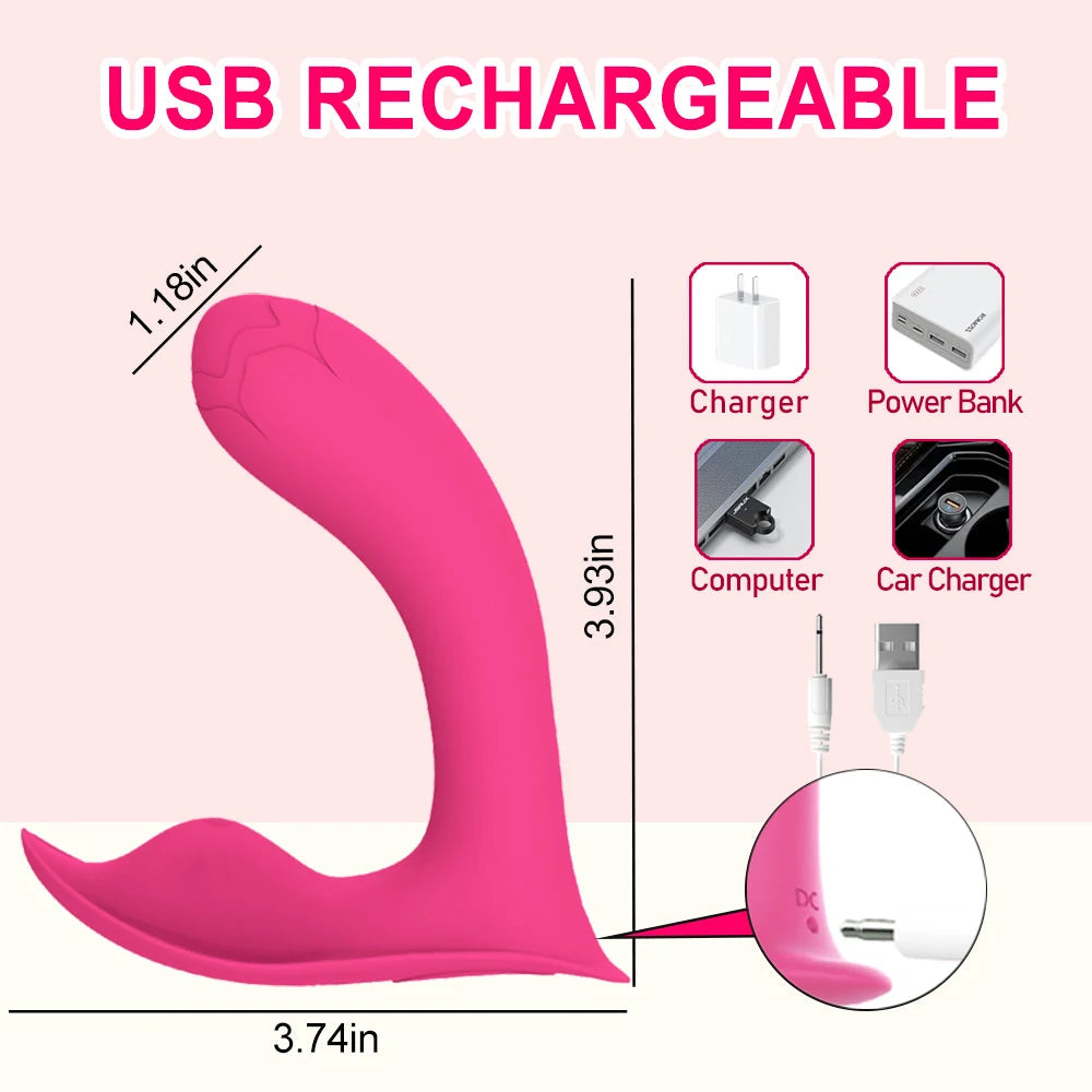 Bluetooth Wearable Vibrator G Spot Clitorial Vaginal Massage Masturbator Vibrador Feminino Sex Toys For Women Vibrating Panties luvshop24