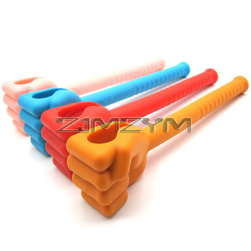 Manual Massage Hammer Stick Fist Body Massager Silicone Knock Shoulder Arm Leg Hip Waist Whole Massage Tool luvshop24