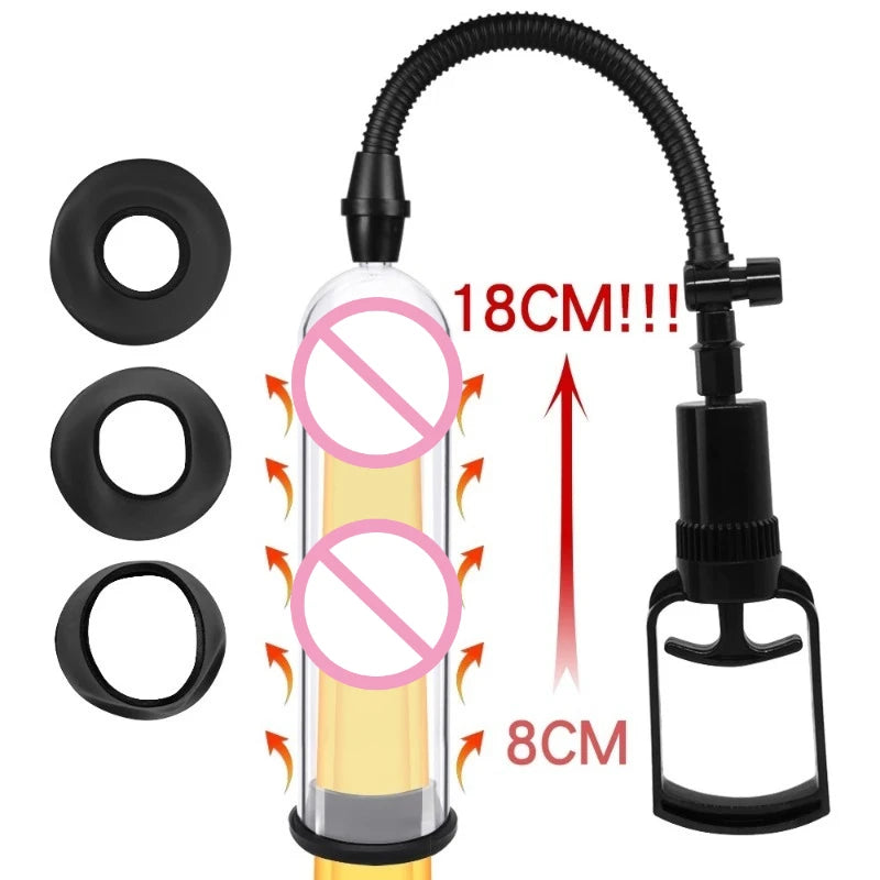 Penis Trainer Male Pull Rod Negative Pressure Amplifier Airplane Cup Adult Product Love Game Vacuum Pump Sexo Para Hombre 18+ luvshop24