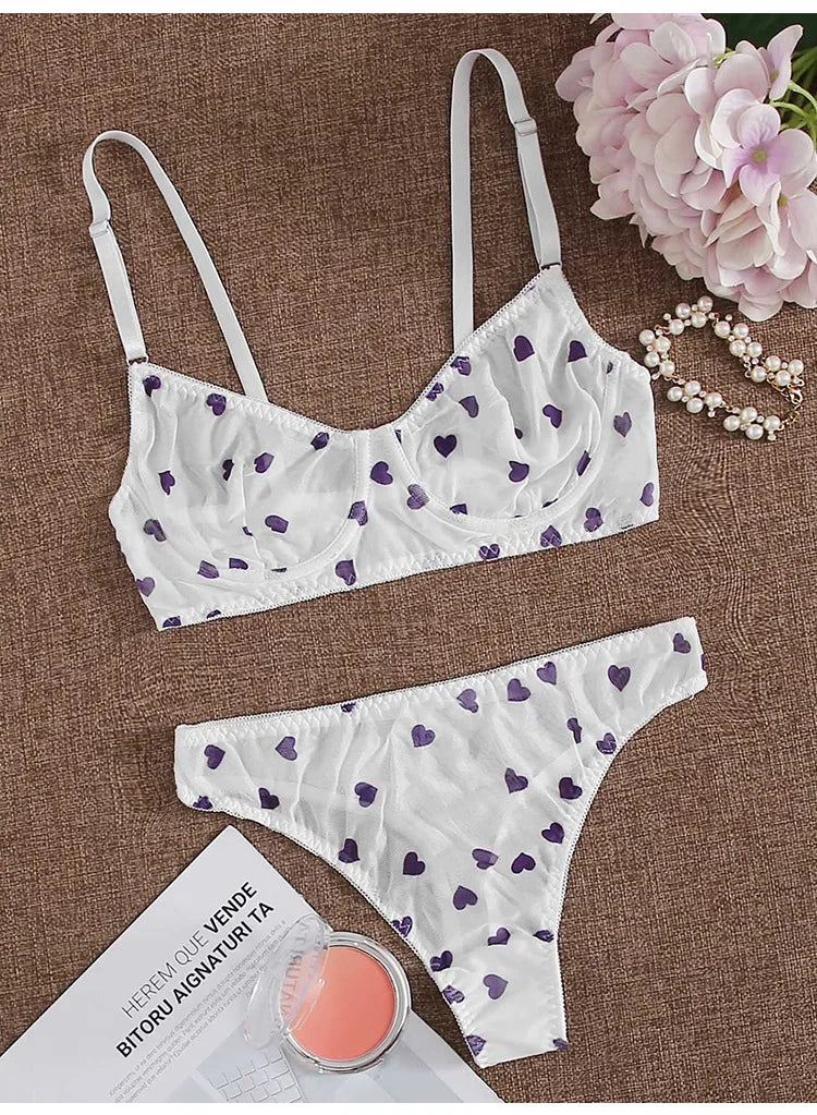 Female Lingerie Sexy Lingerie for Women Body Shorts Push-up Bra Fancy Woman Underwear Transparent Intimate Lingerie Set luvshop24