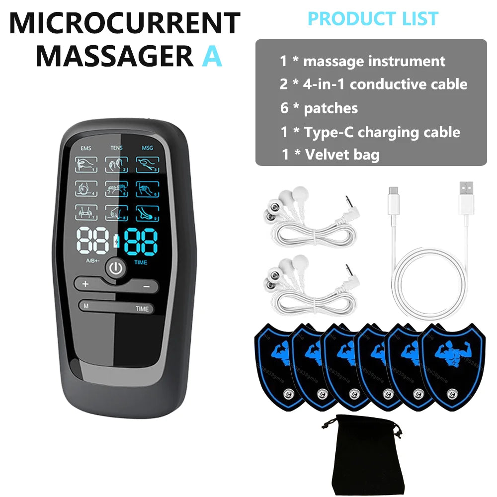 Physiotherapy Tens Muscle Stimulator Electric Ems Acupuncture Body Massage Digital Therapy Slimming Machine Electro Stimulator luvshop24