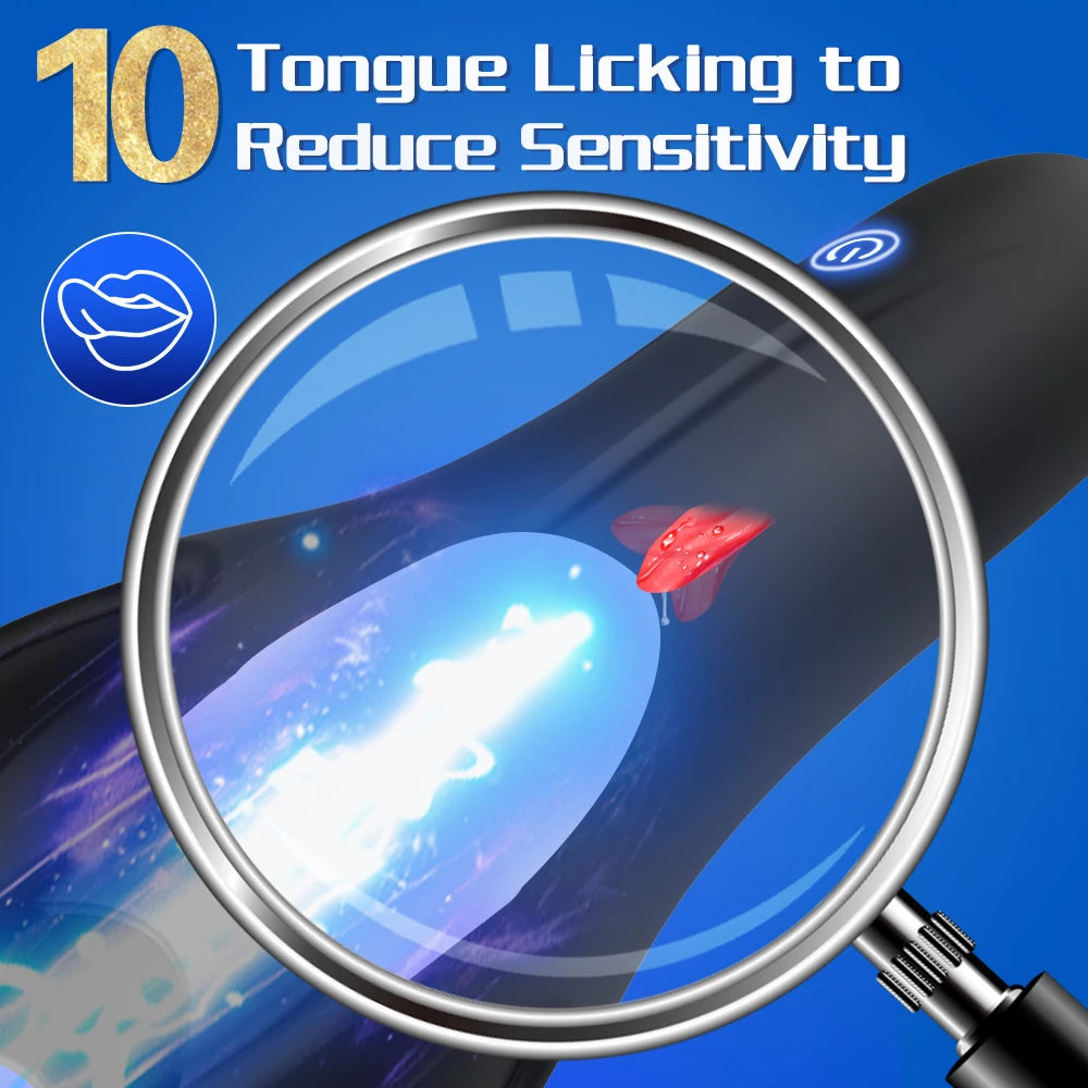 Glans Trainer for Men Powerful Vibrating Penis G Spot Masturbator Soft Fingertip Prolong Endurance Massage Vibrator Erotic Toys luvshop24