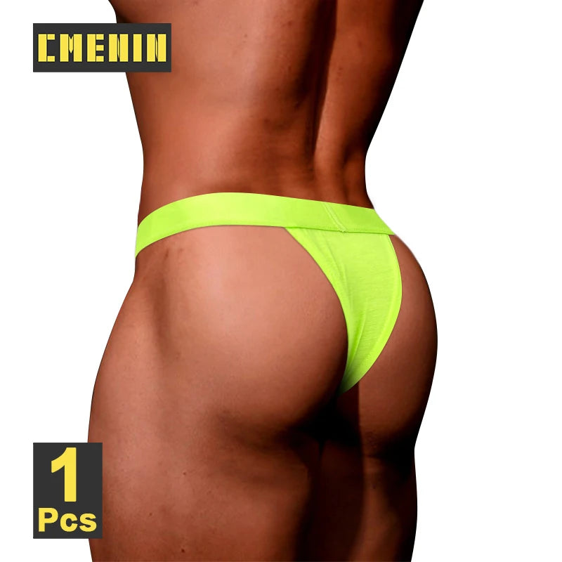 CMENIN Modal Sexy Mens Thong Gays Sports Fitness G-string Male Panties Low Waist Slips Sissy Thongs Men Underwear Fitted Thong luvshop24