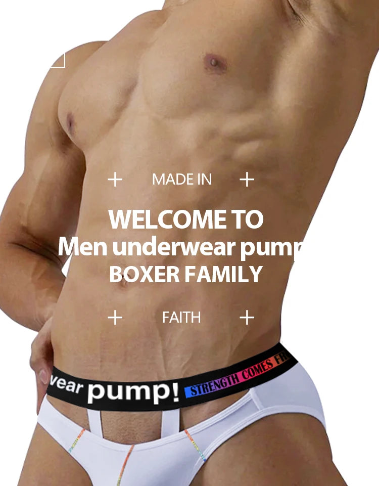 Mens Sexy Briefs Underwear Modal Comfortable Breathable Bikini Jockstrap Lingeries for Men Male Panties Calzoncillos Slip Hombre luvshop24