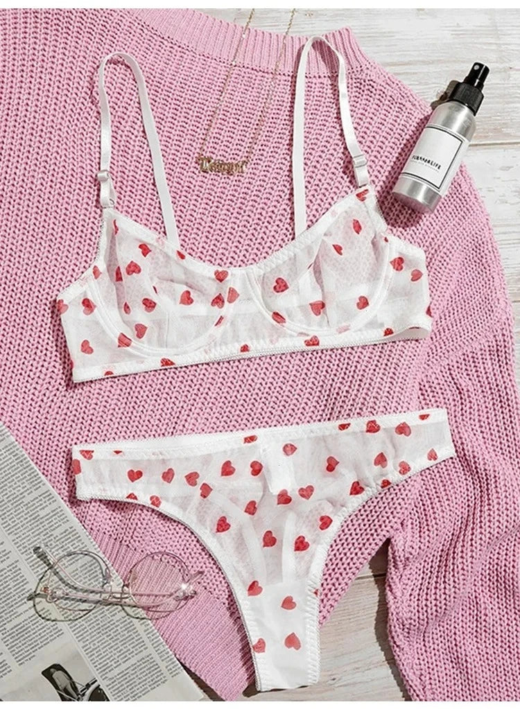 Female Lingerie Sexy Lingerie for Women Body Shorts Push-up Bra Fancy Woman Underwear Transparent Intimate Lingerie Set luvshop24