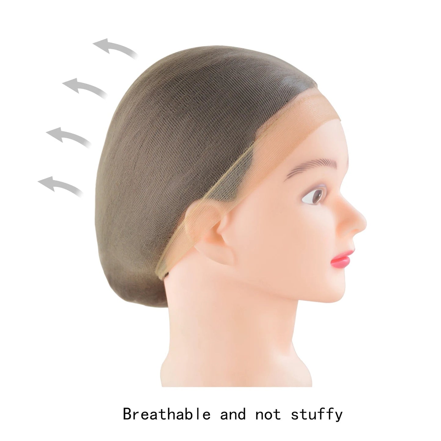 2Pcs HD Stocking Wig Caps Hair Net for Lace Front Wig Stretchy Wig Caps Thin and Breathable Mesh Nylon luvshop24