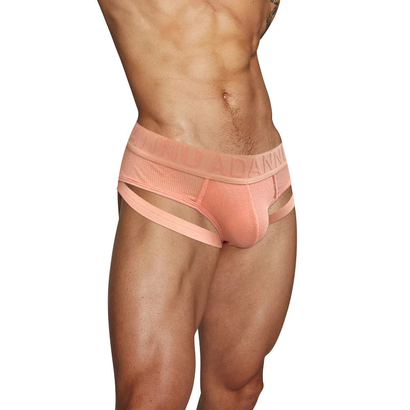 CMENIN Sexy Leg Strap Mens Sports Fitness Briefs Male Underwear Gays Slip Bikini Jockstrap Underpants Cotton Homme Bikini Briefs luvshop24