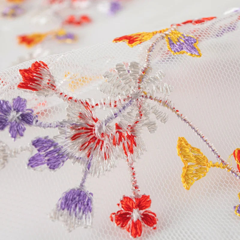 1 Yard Underwear Women Lace Fabric For Bra Dress Craft Trim Sewing Accessories Lace Tulle Embroidered Mesh Lace Drop Shipping luvshop24