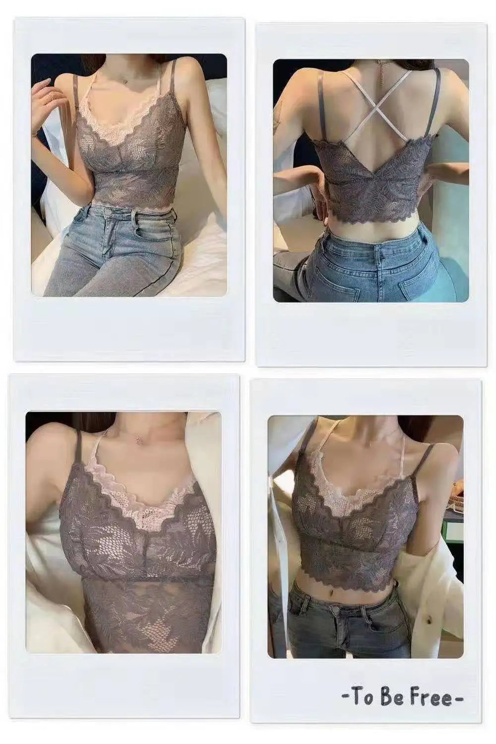 Lace Bra Women Tops Floral Lace Tanks Top Sexy Lingerie Bralette Wirefree Underwear Adjust Strap Removable Pads Camisoles luvshop24