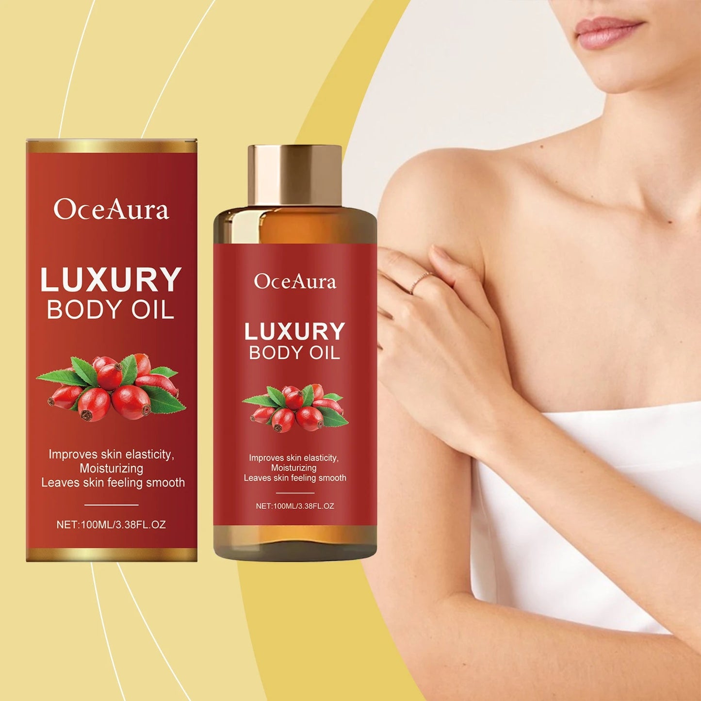 Relaxing Body Massage Oil Long Lasting Moisturizing Dry Skin Care Essence Improve Rough Reduce Pigmentation Skin Brightening Oil luvshop24