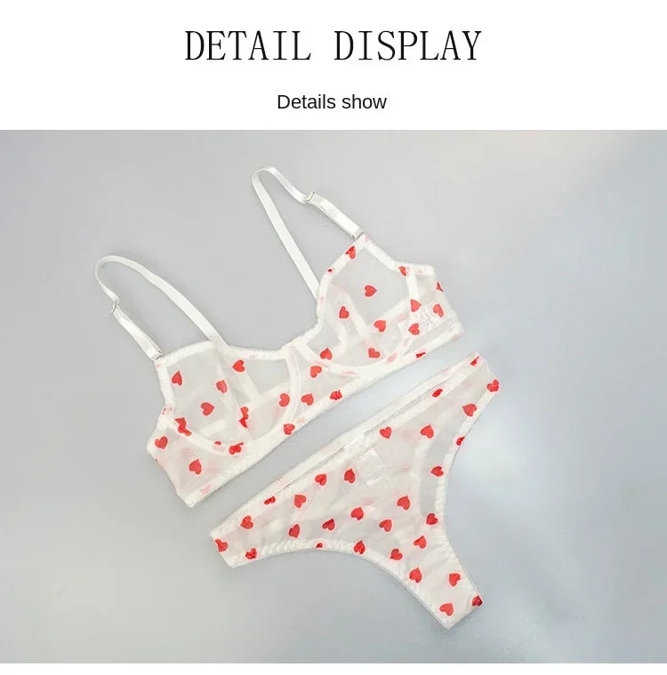 Female Lingerie Sexy Lingerie for Women Body Shorts Push-up Bra Fancy Woman Underwear Transparent Intimate Lingerie Set luvshop24