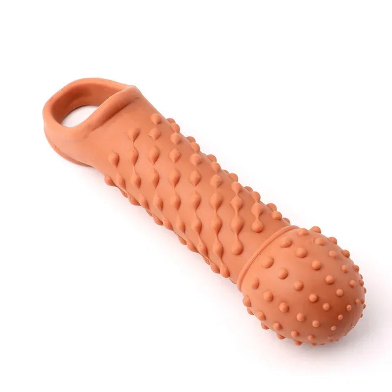 Reusable Condom for Sexual Pleasure Hard Rough Big Condom Penis Sleeve Extender for Men Delay Ejaculation luvshop24
