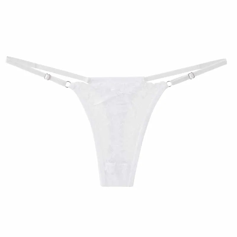 Lace Underwear for Women Low Rise Adjustable Waist Thongs Sexy Perspective G-String Female Breathable Lingerie luvshop24
