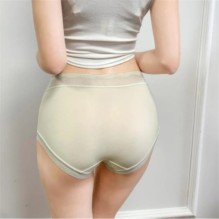 New sexy lace Panties Women Briefs ice silk breathable seamless Underwear Women ultra-thin and comfortable Female Lingerie luvshop24