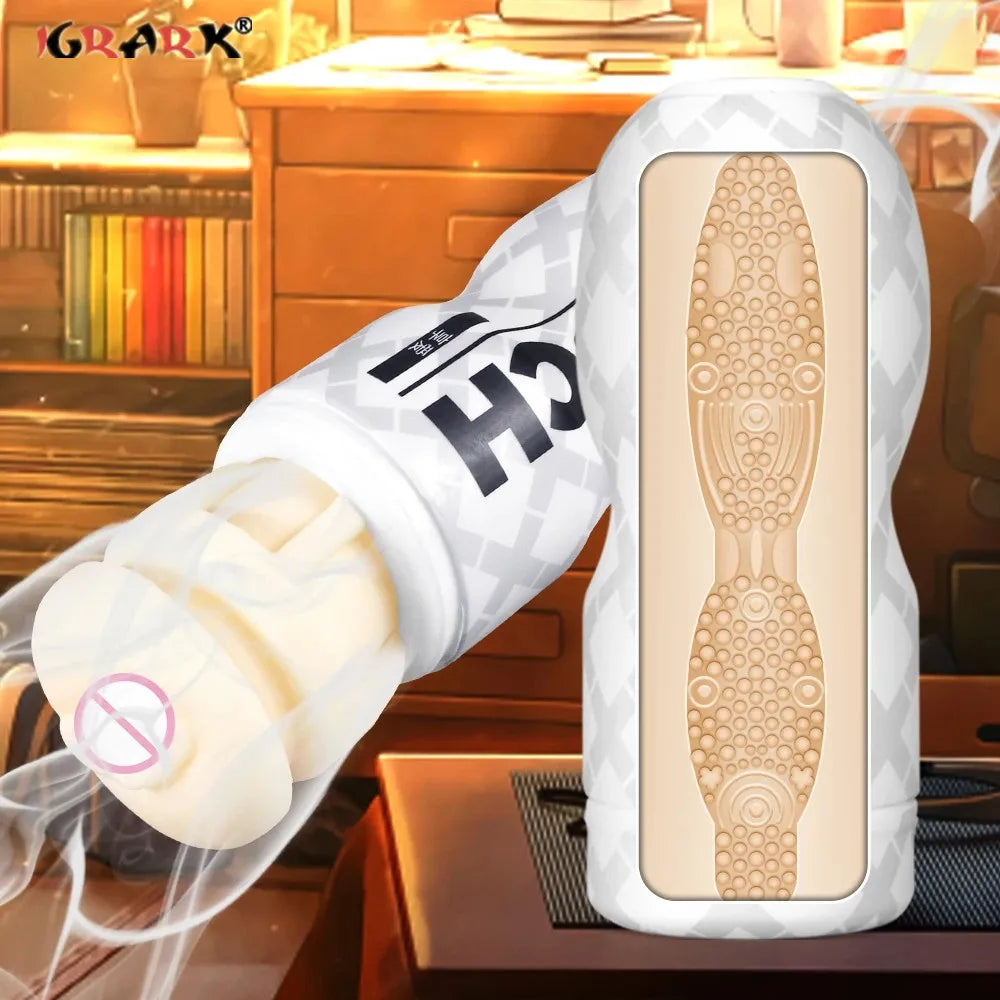 Male Masturbator Cup Soft Pussy Sex Toys Transparent Vagina Adult Endurance Exercise Products Vacuum Pocket Cup Sex Toys for Men luvshop24