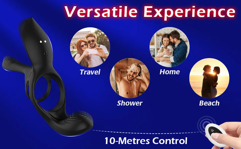 Kushor Vibrating Cock Ring Sex Toy Adult Goods For Men Ejaculation Delay Penis Extender Enlargement Male Massager Vibrator Gay luvshop24
