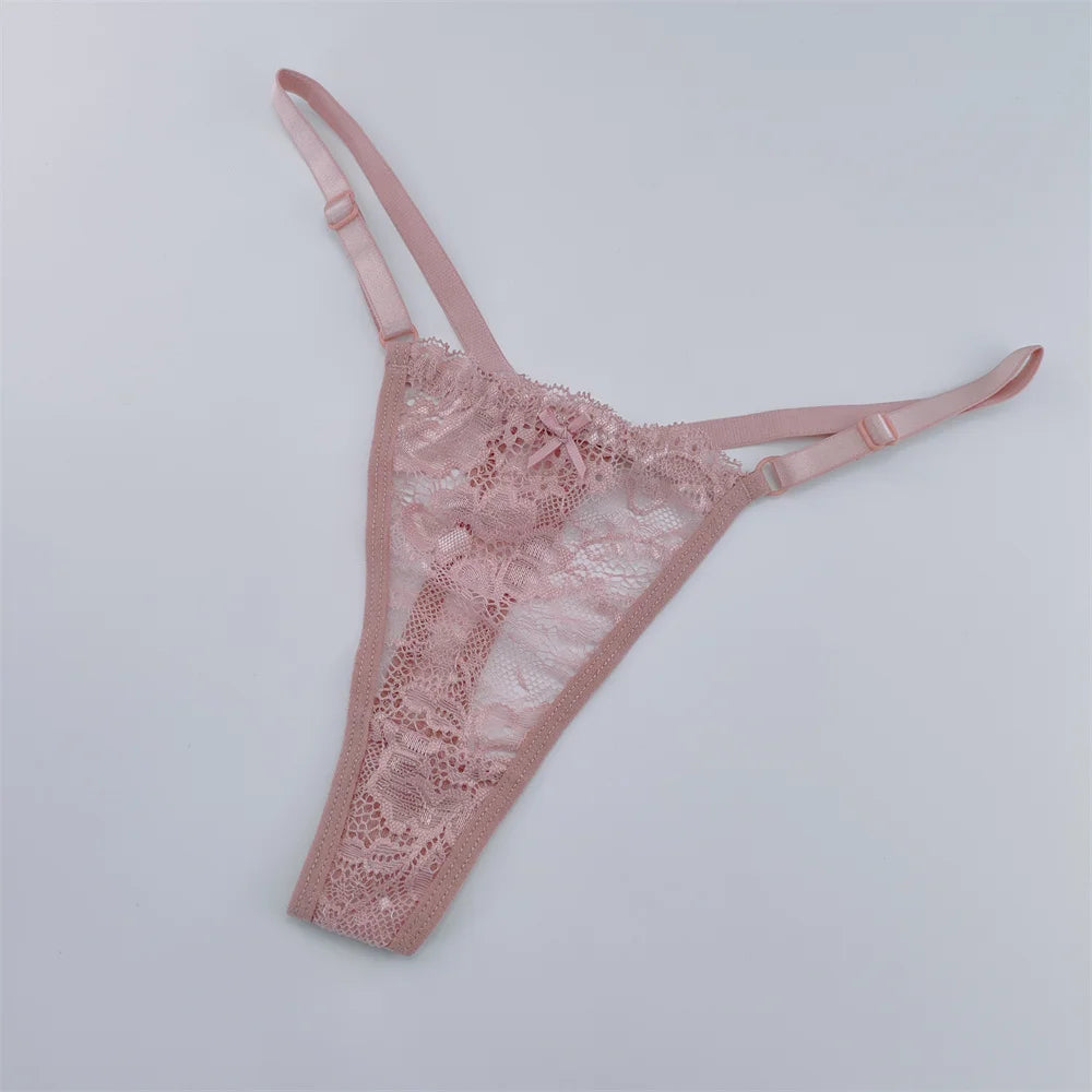 3Pcs/Set New Lace G-string Women's Sexy Underwear Low Waist Breathable Briefs Ladies Intimates Soft Thong Lingerie Fast Shipping luvshop24