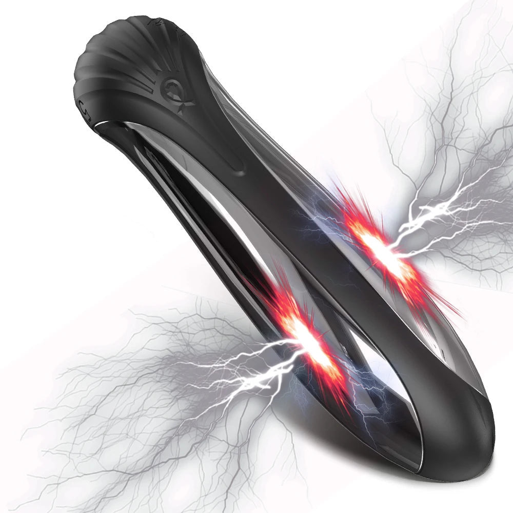 Electric Shock Anal Butt Plug Vibrator Anal Prostate Massager Dildo Vibrator Electric Shock Bullet Vibrator Sex Toys for Men luvshop24