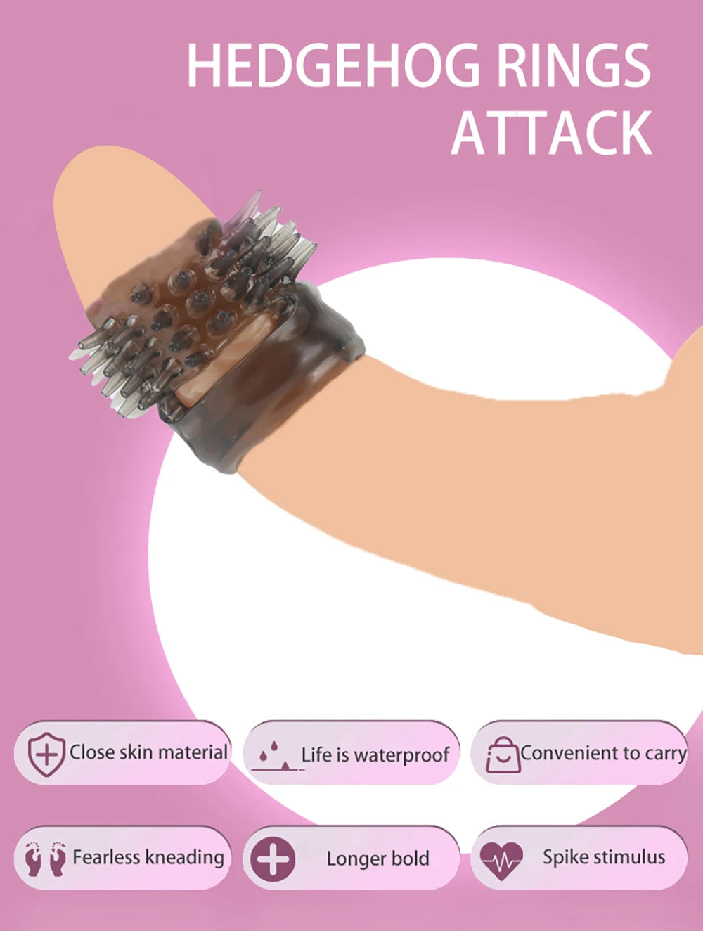 Cock Ring Penis Semen Lock Rings Male Reusable Delay Ejaculation Condom Scrotum Bondage Goods Couple Erection Adults Erotic Toys luvshop24