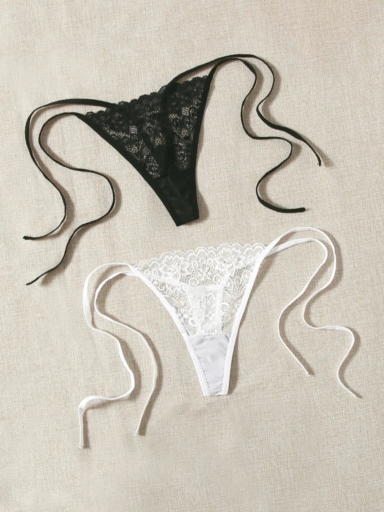 2pcs Low Waist Lace Thong For Women Sexy Panties Comfortable Underwear Female Underpants Lingerie C847 luvshop24