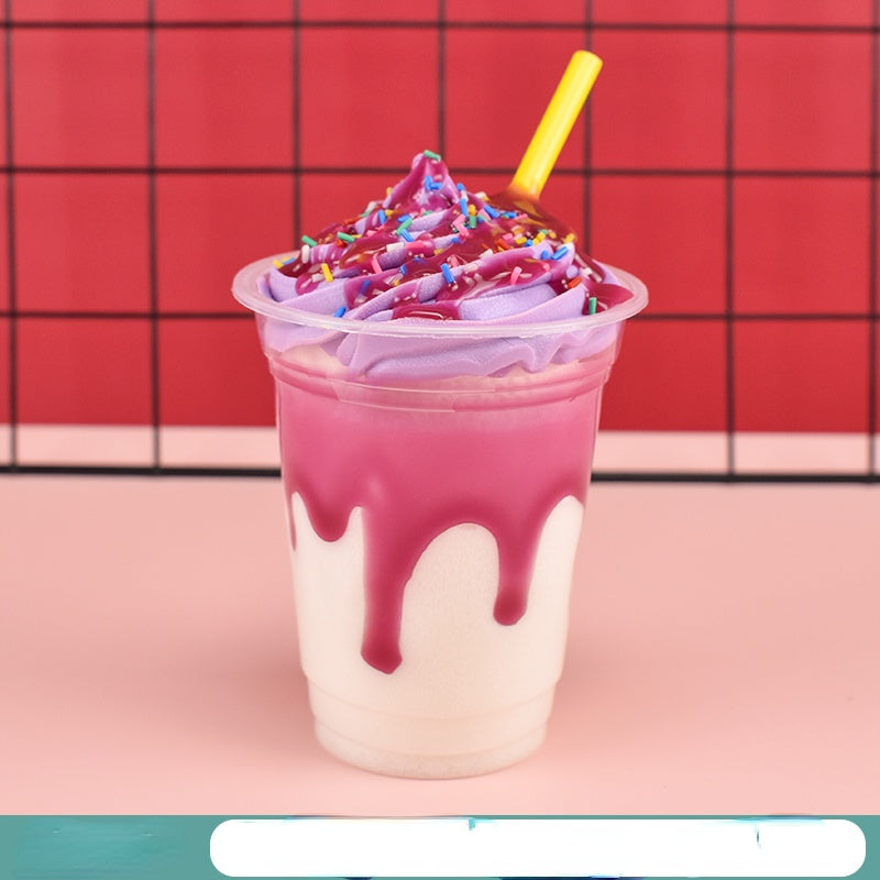 1pc/lot Simulation Ice Cream Cone Dessert Ice Cream Milk Tea Shop Decoration Fake Fruit Ice Cream Props Decoration Model DIY luvshop24