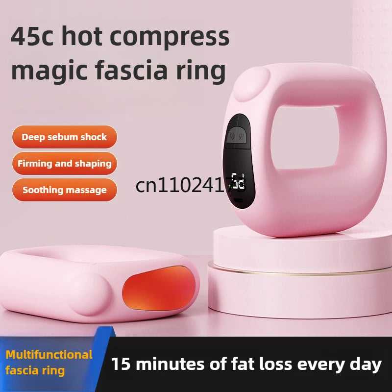Vibration Fascia Massage Ring Portable Mini Shaking Machine for Shoulder Neck Back Pain Relief Yoga Massager luvshop24