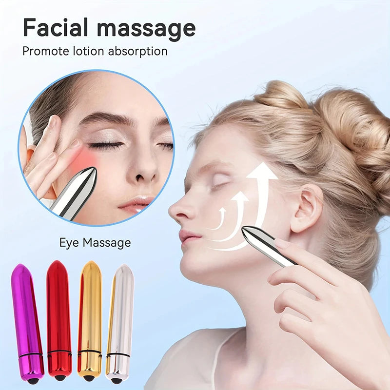 Mini Vibrating Massager Facial And Eye Massage Treatment Promotes Lotion Absorption Portable For Home And Travel Beauty Tool luvshop24
