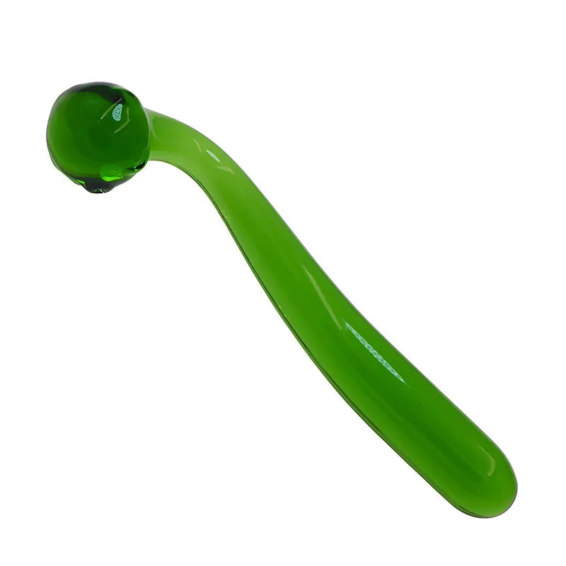 2 Colors Pyrex Glass Dildo Fake Penis Crystal Anal Beads Butt Plug Prostate Massager G Spot Female Masturbation Toys For Women luvshop24